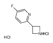 2-(azetidin-3-yl)-5-fluoropyridine,dihydrochloride structure