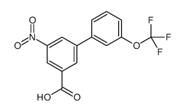 3-nitro-5-[3-(trifluoromethoxy)phenyl]benzoic acid Structure