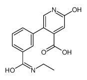 5-[3-(ethylcarbamoyl)phenyl]-2-oxo-1H-pyridine-4-carboxylic acid结构式