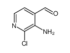 3-氨基-2-氯异烟醛结构式