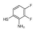 Benzenethiol, 2-amino-3,4-difluoro- (9CI)结构式