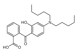 2-[4-(N,N-Dipentylamino)salicyloyl]benzoic acid Structure