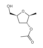 (2S,3R,5S)-5-(hydroxymethyl)-2-methyltetrahydrofuran-3-yl acetate结构式