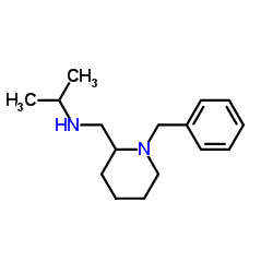 N-[(1-Benzyl-2-piperidinyl)methyl]-2-propanamine Structure