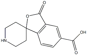 3-oxo-3H-spiro[isobenzofuran-1,4'-piperidine]-5-carboxylic acid结构式