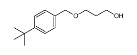 3-((4-(tert-butyl)benzyl)oxy)propan-1-ol结构式