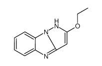 4H-Pyrazolo[1,5-a]benzimidazole,2-ethoxy-(9CI) Structure