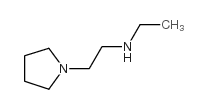 N-乙基-2-吡咯烷-1-乙胺结构式