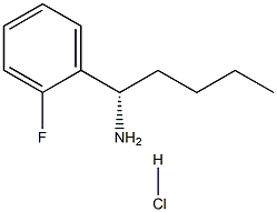 (1S)-1-(2-FLUOROPHENYL)PENTYLAMINE HYDROCHLORIDE结构式