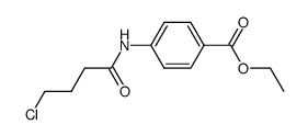 ethyl 4-(4-chlorobutyramido)benzoate Structure