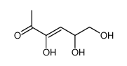 3,5,6-trihydroxyhex-3-en-2-one结构式