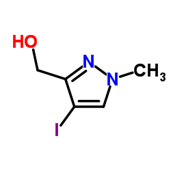 (4-Iodo-1-methyl-1H-pyrazol-3-yl)methanol结构式