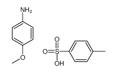 4-methoxyaniline,4-methylbenzenesulfonic acid结构式