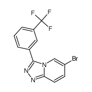 6-bromo-3-(3-(trifluoromethyl)phenyl)-[1,2,4]triazolo[4,3-a]pyridine Structure