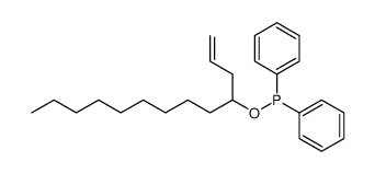 diphenyl(tridec-1-en-4-yloxy)phosphane Structure