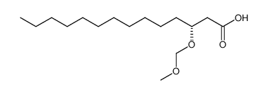 (R)-3-methoxymethyloxytetradecanoic acid结构式