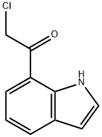 2-Chloro-1-indol-7-ylethanone结构式