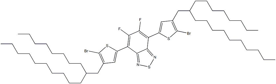 4,7-双(5-溴-4-(2-辛基十二烷基)噻吩-2-基)-5,6-二氟苯并[c][1,2,5]噻二唑图片