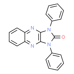 1,3-Diphenyl-1,3-dihydroimidazo[4,5-b]quinoxalin-2-one Structure