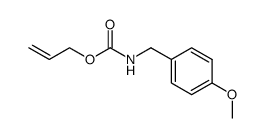 N-(Allyloxycarbonyl)-p-methoxybenzylamine Structure
