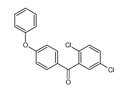2,5-二氯苯基-4-苯氧基苯基甲酮结构式