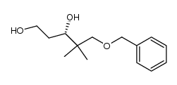 (3S)-1-benzyloxy-2,2-dimethylpentane-3,5-diol结构式
