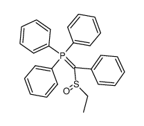 ((ethylsulfinyl)(phenyl)methylene)triphenyl-5-phosphane Structure