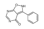 3-phenyl-2H-[1,2]oxazolo[5,4-d]pyrimidin-4-one结构式