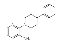 3-Pyridinamine,2-(4-phenyl-1-piperidinyl)- Structure