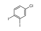 1-Chloro-3,4-diiodobenzene结构式