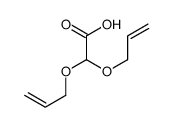 2,2-bis(prop-2-enoxy)acetic acid Structure