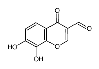 4H-1-Benzopyran-3-carboxaldehyde, 7,8-dihydroxy-4-oxo- (9CI) picture