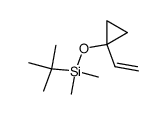 tert-butyldimethyl(1-vinylcyclopropoxy)silane结构式