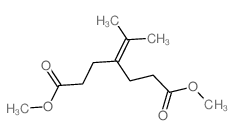 Heptanedioic acid,4-(1-methylethylidene)-, 1,7-dimethyl ester Structure