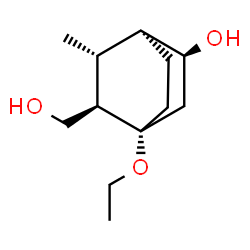 Bicyclo[2.2.2]octane-2-methanol, 1-ethoxy-5-hydroxy-3-methyl-, (1alpha,2alpha,3ba,4ba,5alpha)- (9CI) Structure