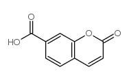 Coumarin-7-carboxylic acid结构式