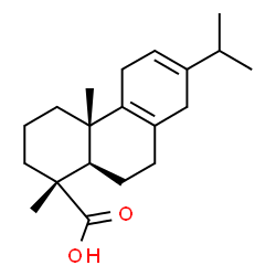 Abieta-8,12-dien-18-oic acid结构式