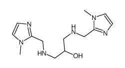 1,3-bis[(1-methylimidazol-2-yl)methylamino]propan-2-ol Structure