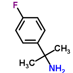 2-(4-氟苯基)-2-丙胺结构式
