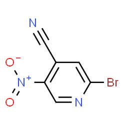 2-Bromo-5-nitroisonicotinonitrile structure