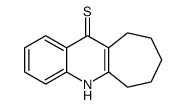 5,6,7,8,9,10-Hexahydro-11H-cyclohepta[b]quinoline-11-thione结构式