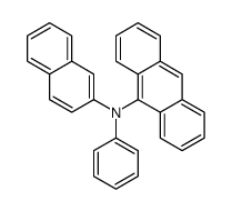 N-naphthalen-2-yl-N-phenylanthracen-9-amine结构式