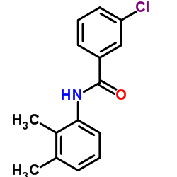3-Chloro-N-(2,3-dimethylphenyl)benzamide结构式