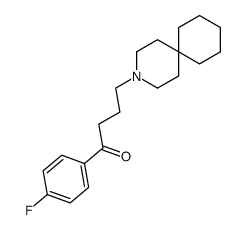 3-(3-(4-Fluorbenzoyl)-propyl)-8-methyl-3-aza-spiro(5.5)undecan结构式