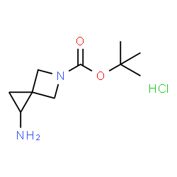 1-氨基-5-氮杂螺[3-]-5-羧酸叔丁酯盐酸盐结构式