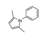 1H-Arsole,2,5-dimethyl-1-phenyl- Structure