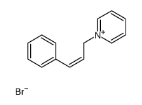 1-(3-phenylprop-2-enyl)pyridin-1-ium,bromide结构式