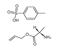 (S)-Allyl2-aminopropanoate4-methylbenzenesulfonate结构式