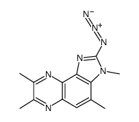 2-azido-3,4,7,8-tetramethylimidazo[4,5-f]quinoxaline Structure