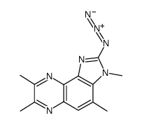 2-azido-3,4,7,8-tetramethylimidazo[4,5-f]quinoxaline结构式